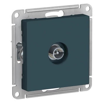 Розетка телевизионная единственная ТV, Изумруд, серия Atlas Design, Schneider Electric