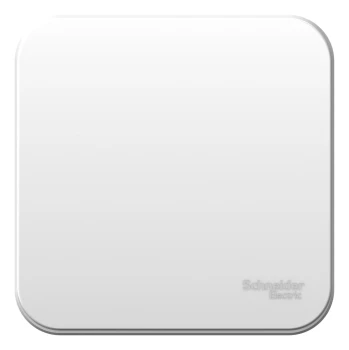 Выключатель 1-клавишный, 10А, изолированная пластина, Белый, серия Blanca, Schneider Electric