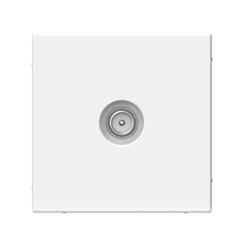 Розетка телевизионная оконечная ТV, Белый, серия Art Gallery, Systeme Electric